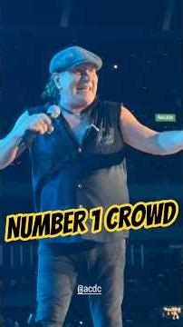 Brian Johnson crowns Buenos Aires number one and sings High Voltage with them ⚡ #ACDC #BuenosAires