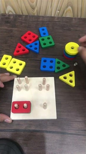 Sorting Half Rectangles! 🟩🟥 Satisfying Kids Video