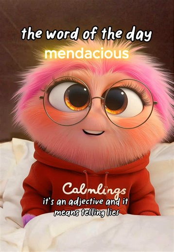 When “liar” doesn’t sound classy enough. ✨ #wordoftheday #newword #liar #dishonest #calmlings Original audio: @Ellen Tha Great®️ | Word Play