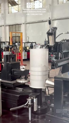 HVAC Round Air Duct Flanging And Beading Machine