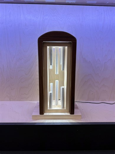 Custom Hand Built Table Lamps, Made With Rosewood and White Maple. Price is for the Set - Etsy