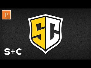 SC Monogram Logo Design With Shield Shape | Pixellab Logo Design Tutorial