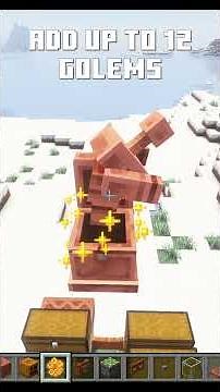 *NEW* Copper Golem setup for Java Edition! #copperage #minecraft #coppergolem