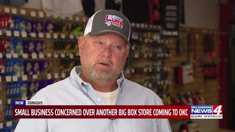 Small business concerned over another big box store coming to OKC