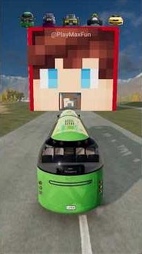 JJ Minecraft Vs Big Small Cars Lego #minecraft #minecraftshorts #lego