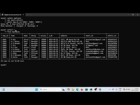 MYSQL - SETTING A FIELD WITH NULL VALUE