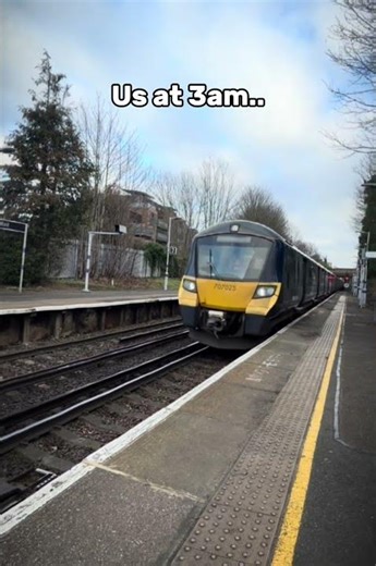 Normal people at 3 am vs trainspotters #funny #train