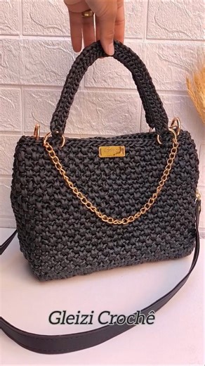 Bolsa Maitê #bolsas #crochet #bolsadecroche #handmade #bag #croche #bags #crochettutorial #moda