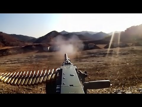M2 .50 Cal Machine Gun Fire • U.S. Marines Training