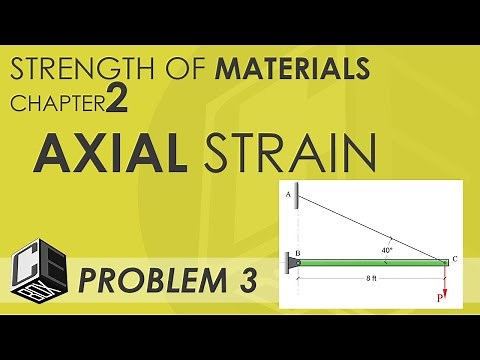 Mechanics of Deformable Bodies Chapter 2 Axial Strain Problem 3 (PH)