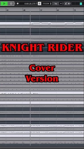 Knight Rider Theme (1982) | Cover #knightrider #80smusic #synthwave #tvthemes #soundtrack #cover