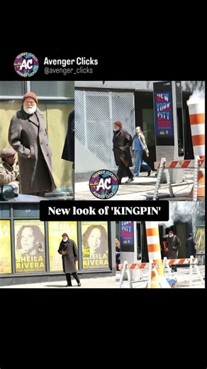 Wilson Fisk’s new look in Daredevil: Born Again revealed! 👔💀 #Kingpin #Marvel