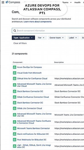 Azure DevOps for Atlassian Compass | #atlassian #compass #azuredevops