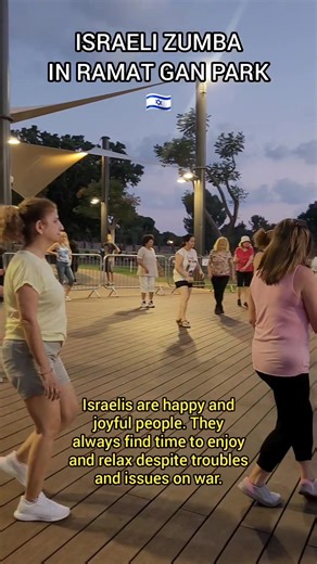 Shavua tov! Israeli zumba at Ramat Gan Park. Israelis are happy and joyful people. They know how to enjoy life despite circumstances in life and issues on war. I❤️🇮🇱 #Israel #ramatgan #zumba #visitisrael #holyland | Rica Gabud