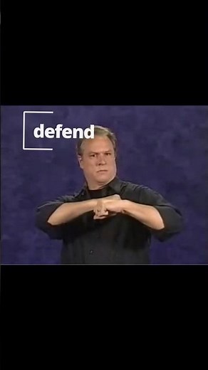 Recognize? Sign "Defend " in ASL! Retain Words with This Secret Trick!