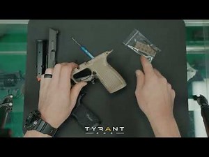 How to install the Tyrant CNC xmacro grip module on your Sig Sauer P365 | Step-by-step guide.