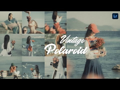 Create a Vintage Polaroid Look in Lightroom - Polaroid Preset Tutorial (Free DNG & XMP)
