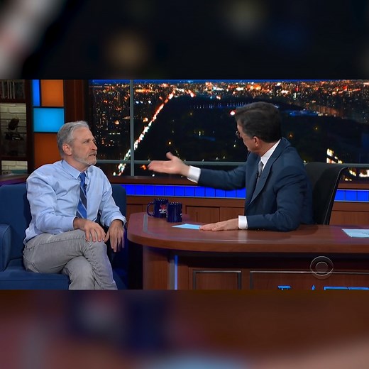 2.1M views · 1.7K reactions | Jon Stewart SHOCKS Stephen Colbert With Lab Leak Theory | Daily Wire | Facebook