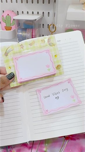 1 Paper = Cute Sticky Notes 💗✨| Back to School DIY | #diy #craft #papercraft #trending #shorts