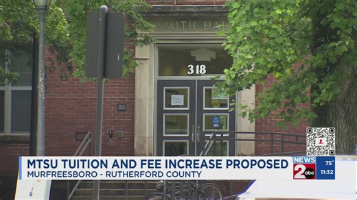 Tuition and fee increase proposed at MTSU