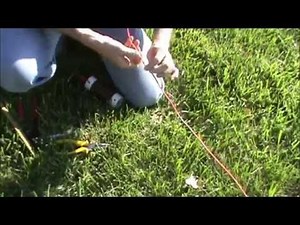 Tuning the 40/80 meter coil loaded inverted v dipole antenna