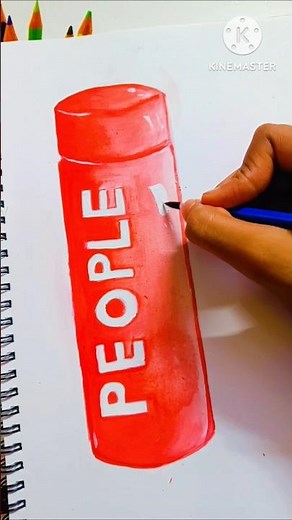 🖌️✨ Beautiful Bottle Drawing | Simple & Creative Art for Beginners 🍾🎨