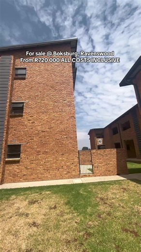 ALL COSTS INCLUSIVE. 2 bedrooms & 3 bedrooms from R720 000. Gas stoves✅ Gas geysers✅ play area | pool | 2 shaded parking | club house | levies R750 | Rate R550 | 24\\7 security | access control | for viewing appointments and pre-approval 🌸 0677333127 #forsale #realestate #foryou #foryoupage #investing