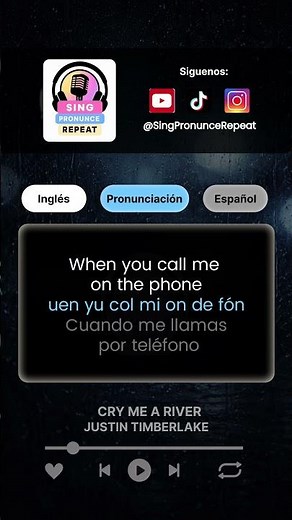 Cry Me a River – Do you hear this emotion?