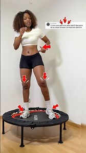 Benefits of exercising on a mini trampoline #homeworkout #weightloss #fitness #trampoline #hiit