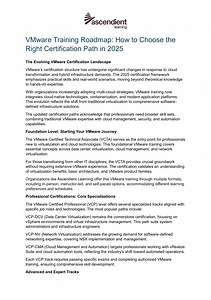 VMware Training Roadmap How to Choose the Right Certification Path in 2025 - SlideServe