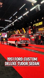 1951 Ford Custom Deluxe Tudor Sedan. #classiccarauction #MecumAuctions #reels #viralreels #forddeluxetudorsedan | 713classiccars
