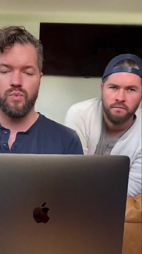 Ryan, Chris, and T debating the right bait for a script about Ryan’s hoard of men #ryanreynolds #chrishemsworth #comedy