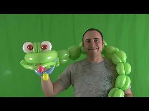 balloon snake puppet