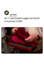 An Aussie prospector struck gold—literally. Found in Ballarat, this 177 oz nugget is worth over $300,000 in melt value alone. But as a collector’s piece? It could fetch much more. Nature’s wealth, straight from the ground. 💰 @peermetals ------------------- #GoldNugget #BallaratGold #AustraliaGold #StackingGold #GoldHunting #GoldFind #PeerMetals #PreciousMetals #BullionLife #GoldCollectors #RareFinds #RealWealth #GoldRush2025 #MetalDetecting #GoldStacker | PeerMetals