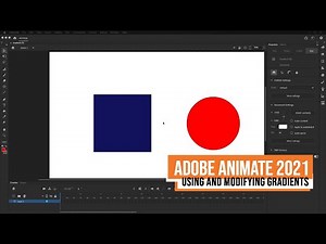 Adobe Animate CC 2021 - Using and Modifying Gradients
