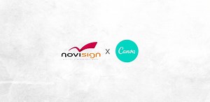 Did you know you can design in Canva and directly import your media into NoviSign Digital Signage? #digitalsignage #digitalsignagesoftware | NoviSign