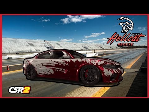 CSR2/Charger SRT Hellcat Redeye 'Splatter'/update/Test Drive