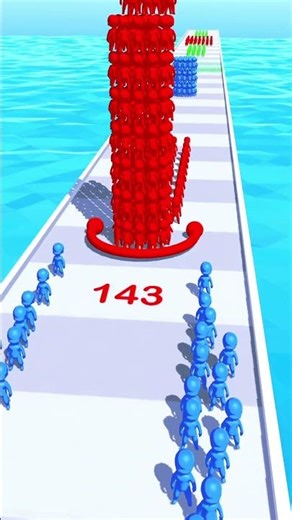 Blue CLAY TOWER Building Stack Fight