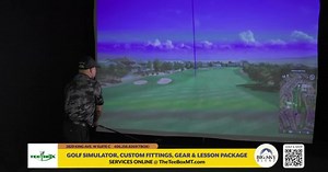 Practice your golf game all over the globe at The Tee Box