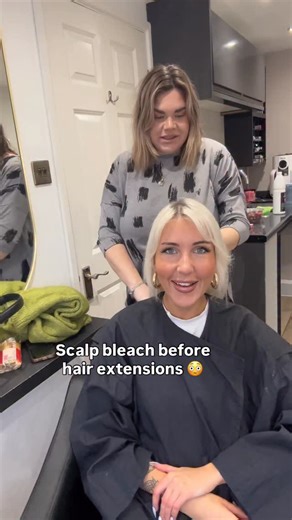 Hannah Kelly | Hair on Instagram: "She broke the rules so I did too 😈⁣ ⁣ Ok she loves the same toner but I needed a change, so we opted to try @matrixuki and well it didn't disappoint.⁣ ⁣ She broke the rule - no hair extensions with scalp bleach 😅⁣ ⁣ Ok maybe not a rule, but a recommendation. But as a fellow hairdresser with an amazing hair extension specialist, using good quality hair.⁣ ⁣ She is actually having the best of both worlds and thriving!! 😍⁣ ⁣ ⁣ #hair #scalpbleach #toner #haircolo