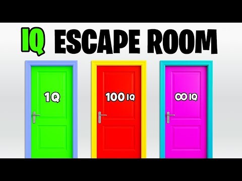 THE IQ TEST ESCAPE ROOM 🧠 FORTNITE