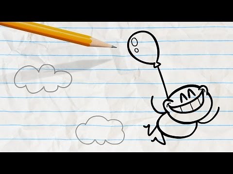 "Ballooney Tune" (Pencilmation #61) | Plus Little Blue Man and More