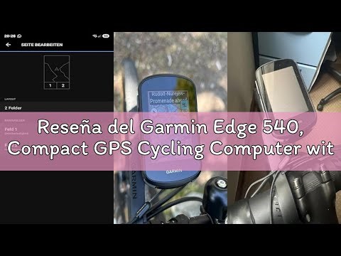 Reseña del Garmin Edge 540, Compact GPS Cycling Computer with Button Controls, Targeted Adaptive Coa