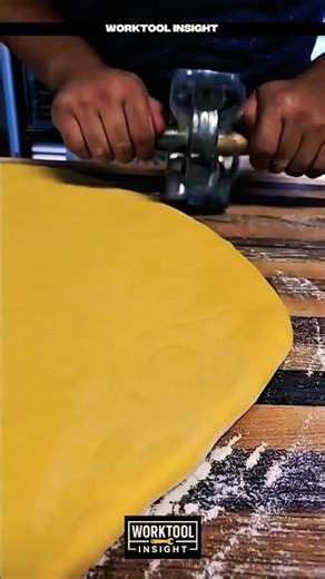 Donut dough cutter tool speeds up bakery preparation work