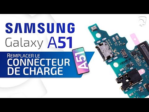 How to change the charging connector on the Samsung Galaxy A51 - Complete tutorial (disassembly &...