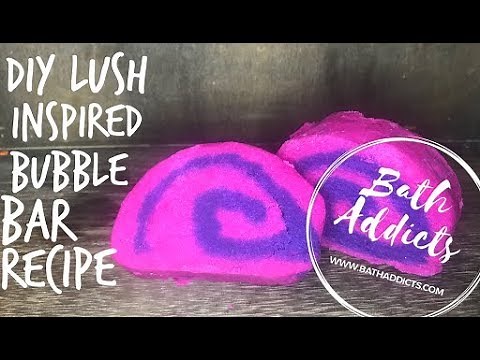 DIY Lush Inspired Bubble Bar Recipe and Tutorial