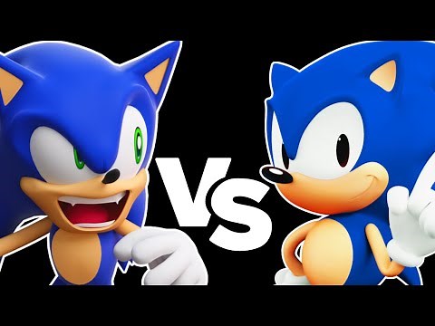 Modern Sonic vs Classic Sonic
