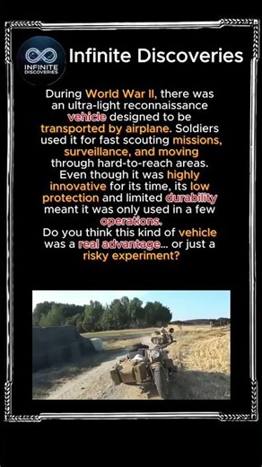 Air-Portable Recon Vehicle — WW2 Secret Design #viral #shorts #automobile #military