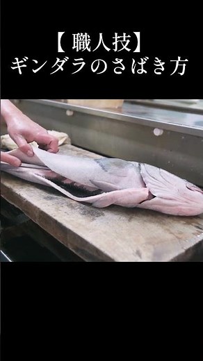 How to Fillet a Sablefish 銀鱈のさばき方 #魚 #銀鱈 #さばき方 #japanesefood
