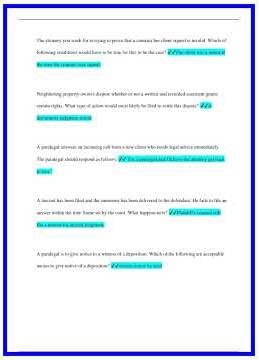 Paralegal Exam Questions and Answers Already Passed1071 636x882